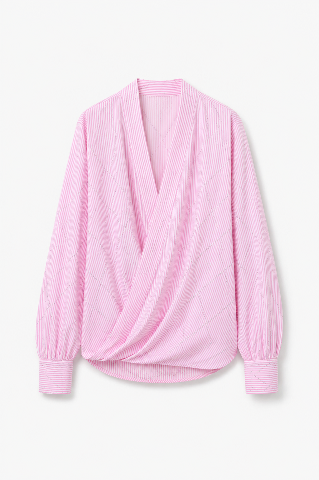 WOMAN Shimmering Button-Down Shirt