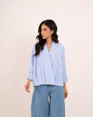 WOMAN Shimmering Button-Down Shirt