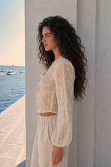 Women embroidered peasant