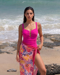 Women one piece swimsuit