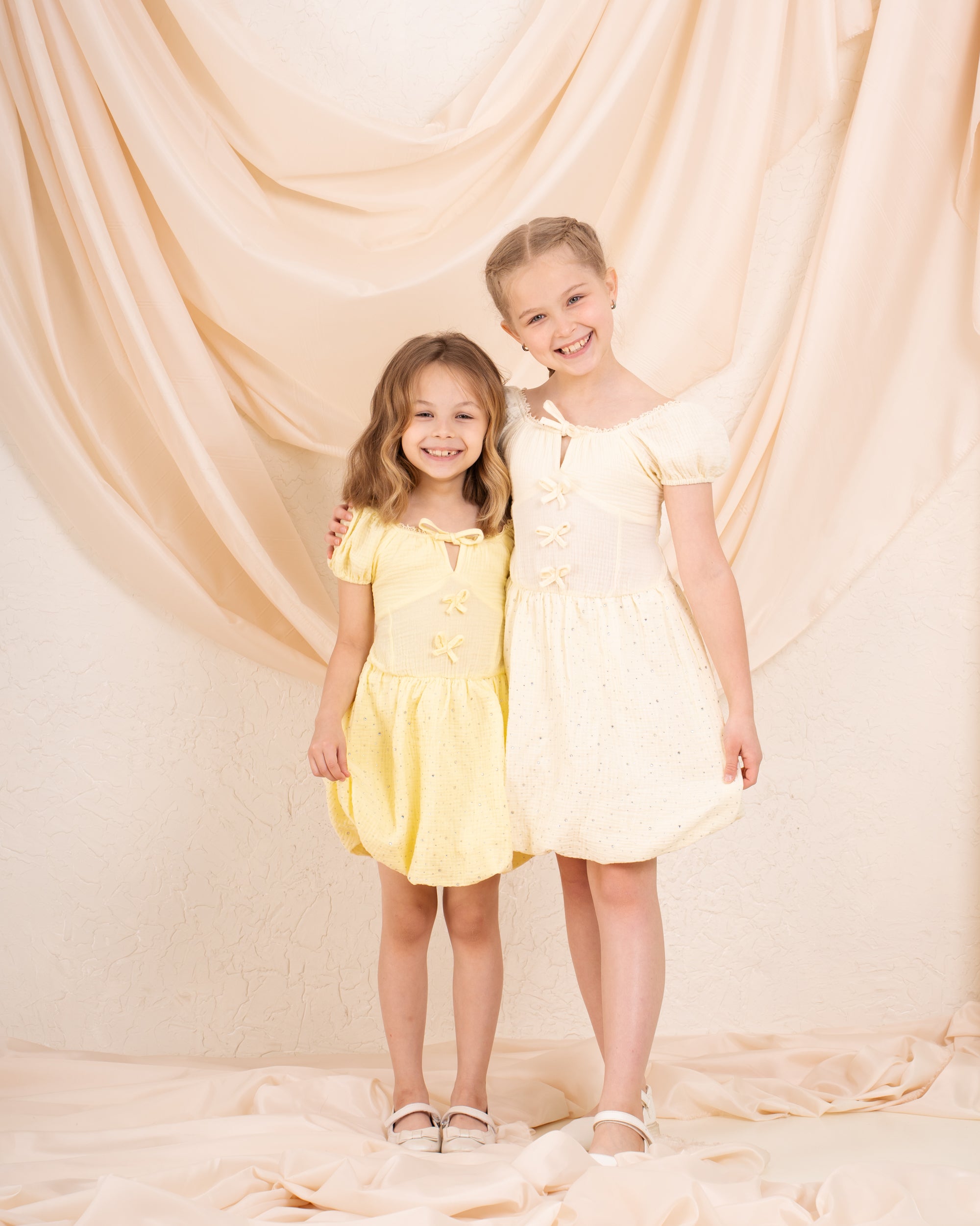 Girl puff ball corset dress