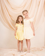 Girl puff ball corset dress