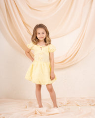 Girl puff ball corset dress