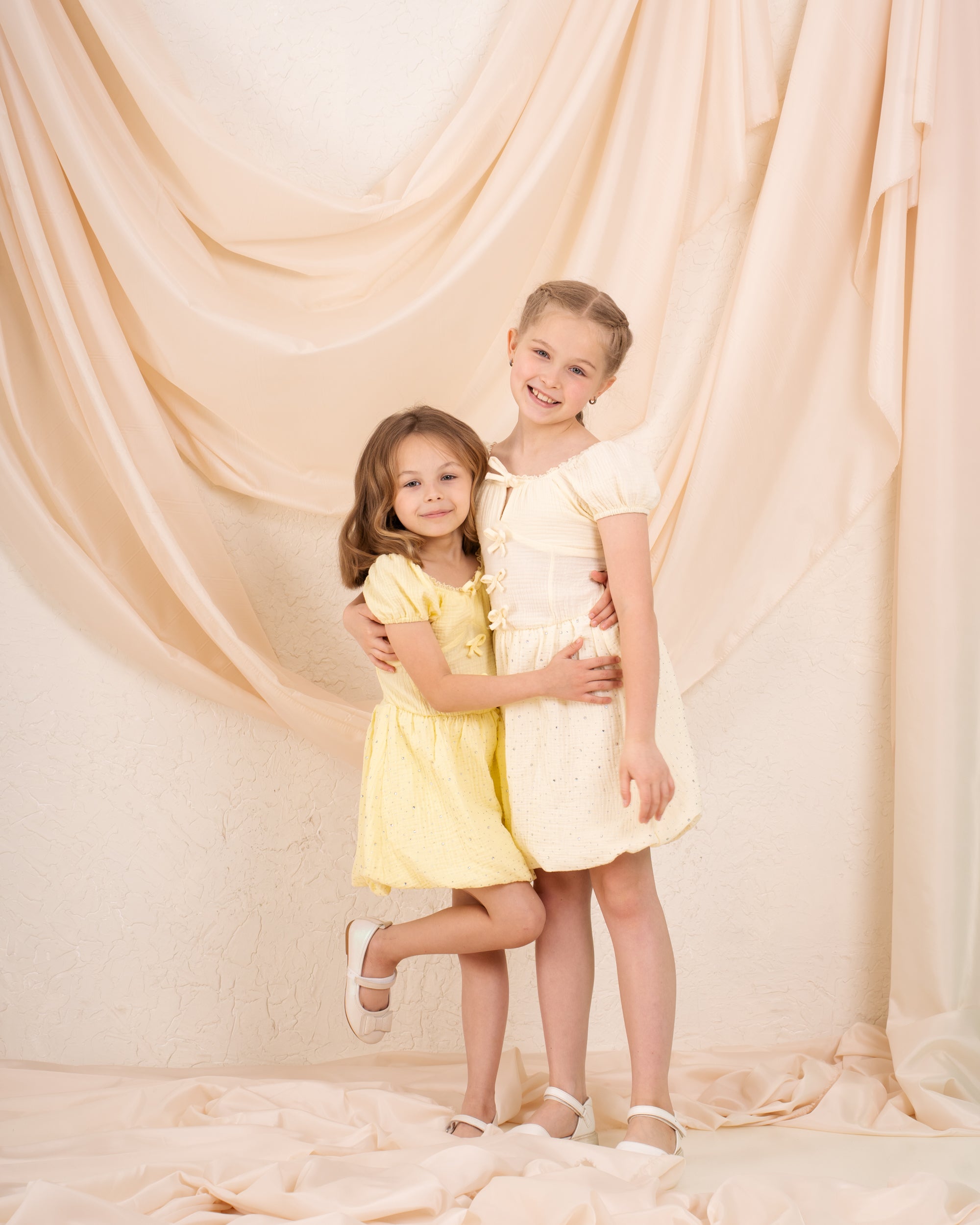 Girl puff ball corset dress