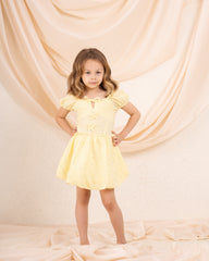 Girl puff ball corset dress