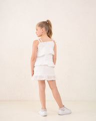 Kids’ Gingham Ruffle Dress