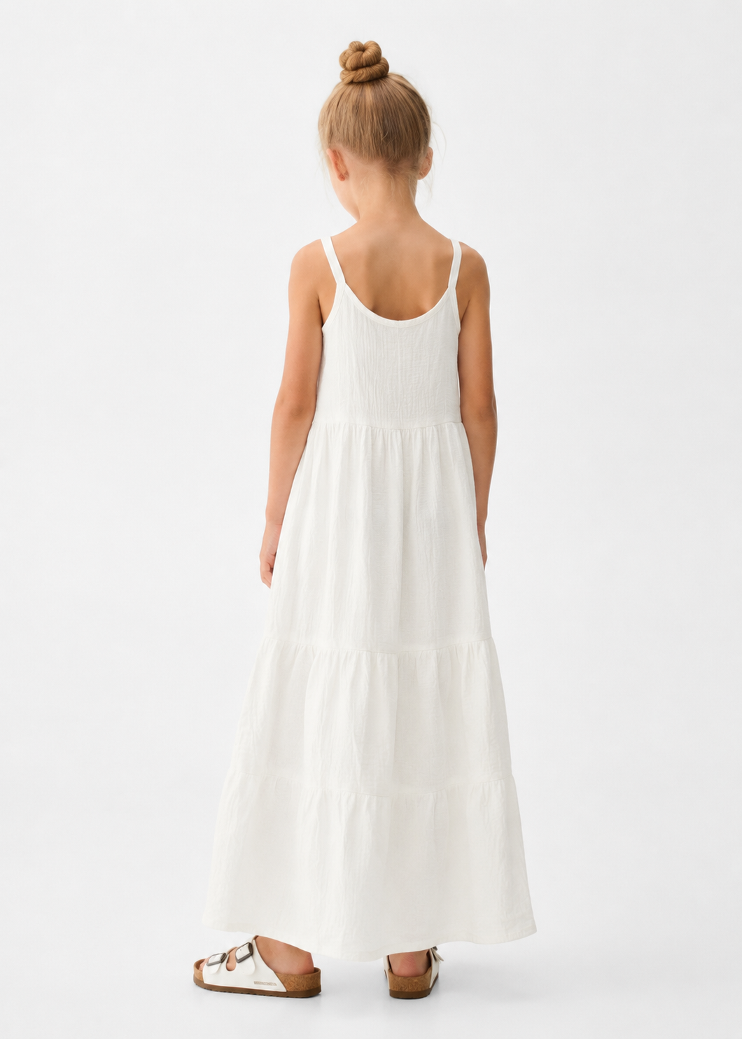 Girl cotton maxi dress