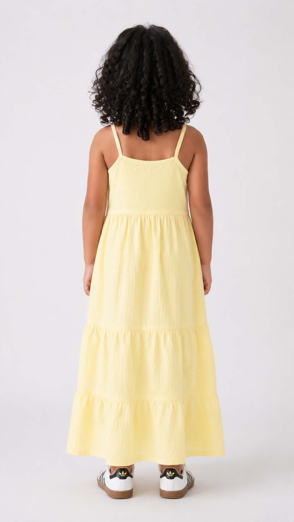 Girl cotton maxi dress