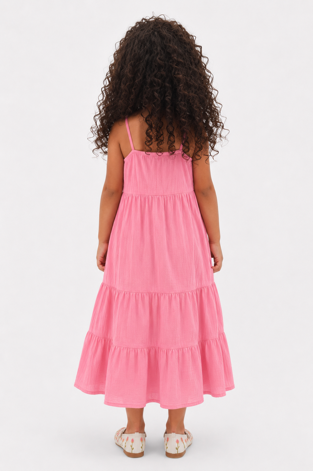 Girl cotton maxi dress