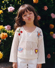 Girl cotton maxi dress