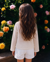 Girl cotton maxi dress