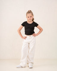 Girl balloon pants with star