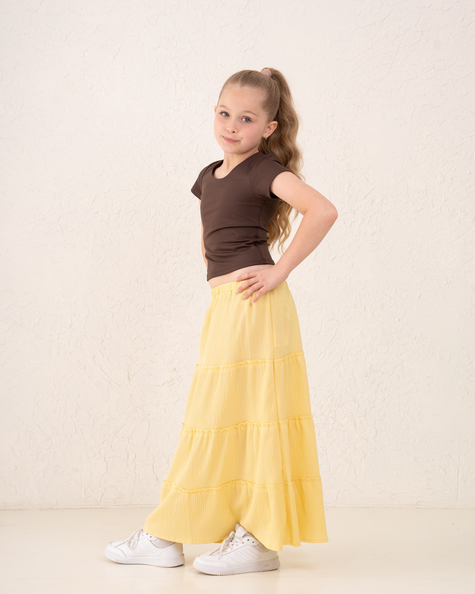 Girl maxi gypsy skirt