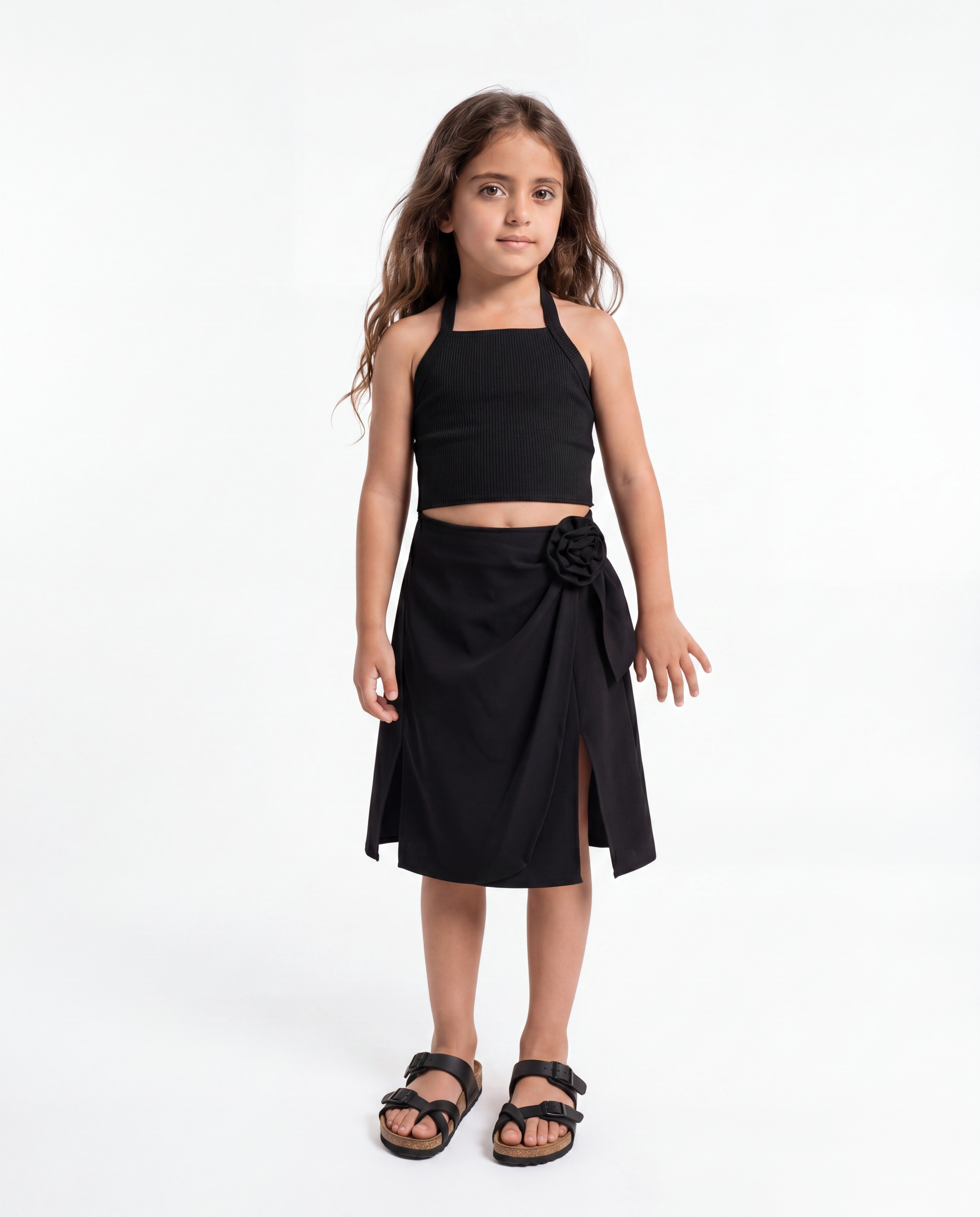 Girl short with over skirt