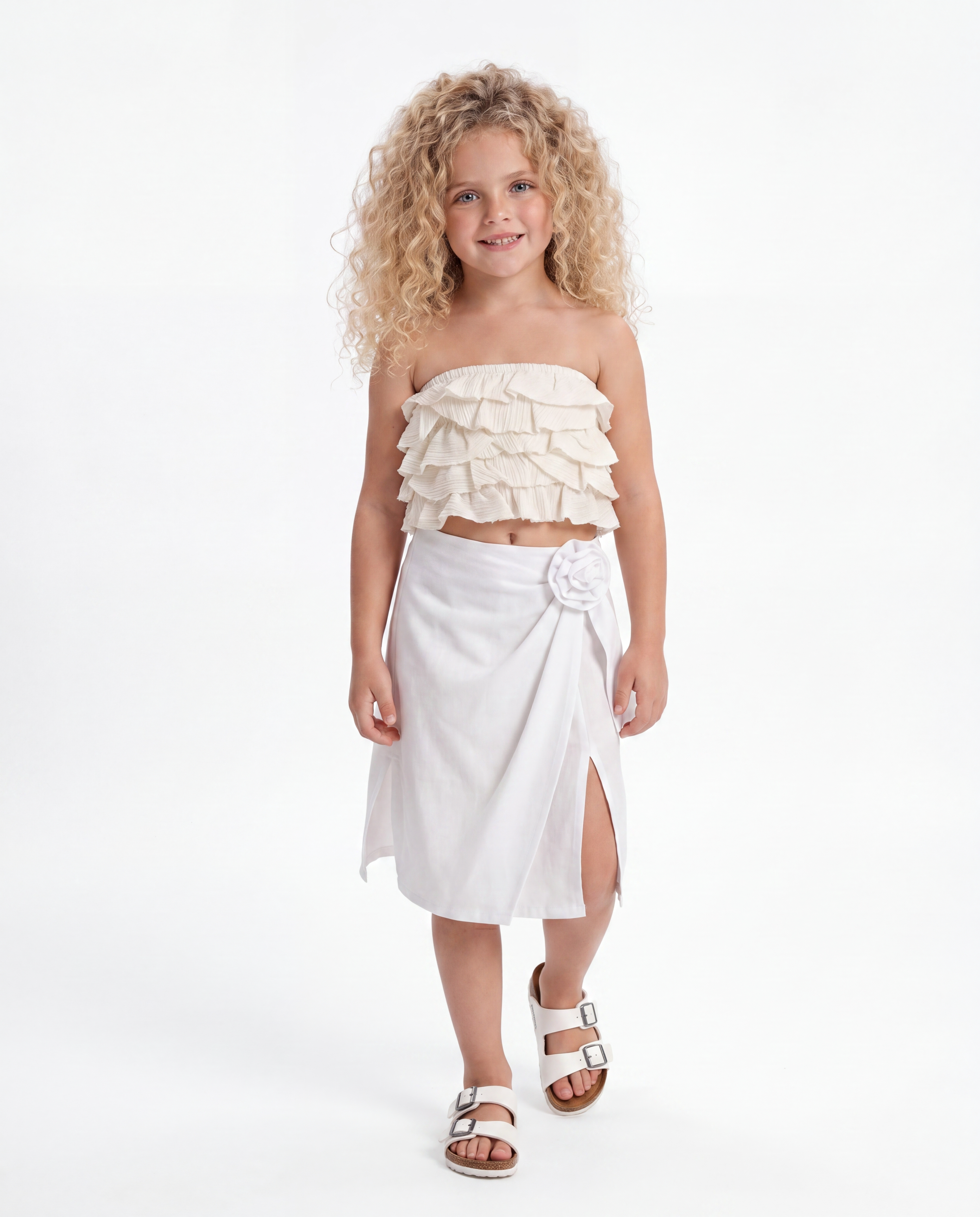Girl short with over skirt