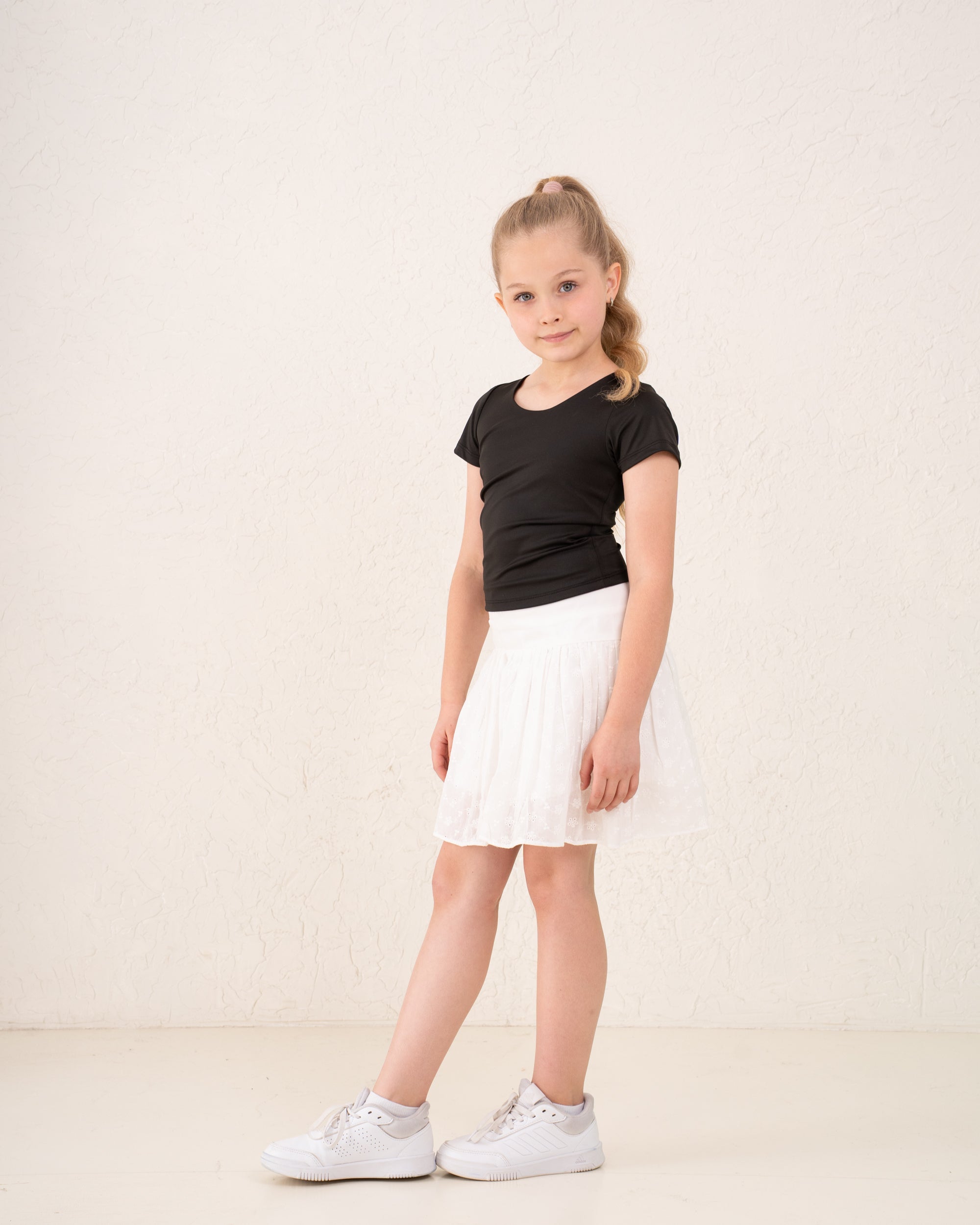 Girl embroidered skirt