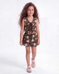 Girl Embroidered Skirt