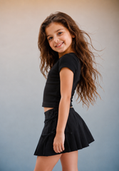 Girl pleats skort