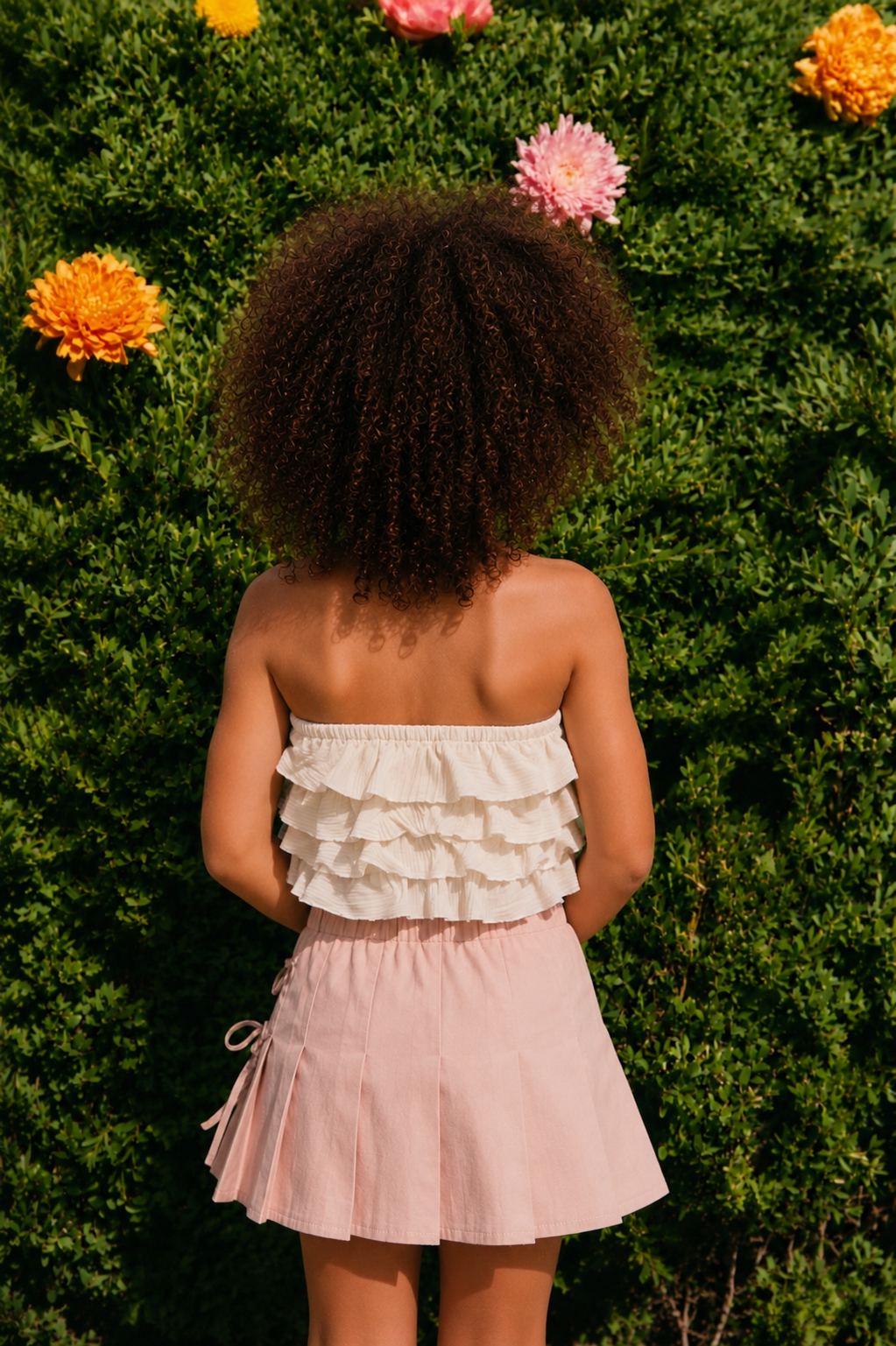 Girl pleats skort