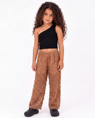 Fringed Textured Pants