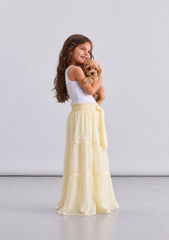Girl wide leg layers pants