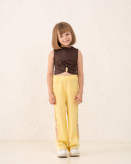 Girl pants with lace details