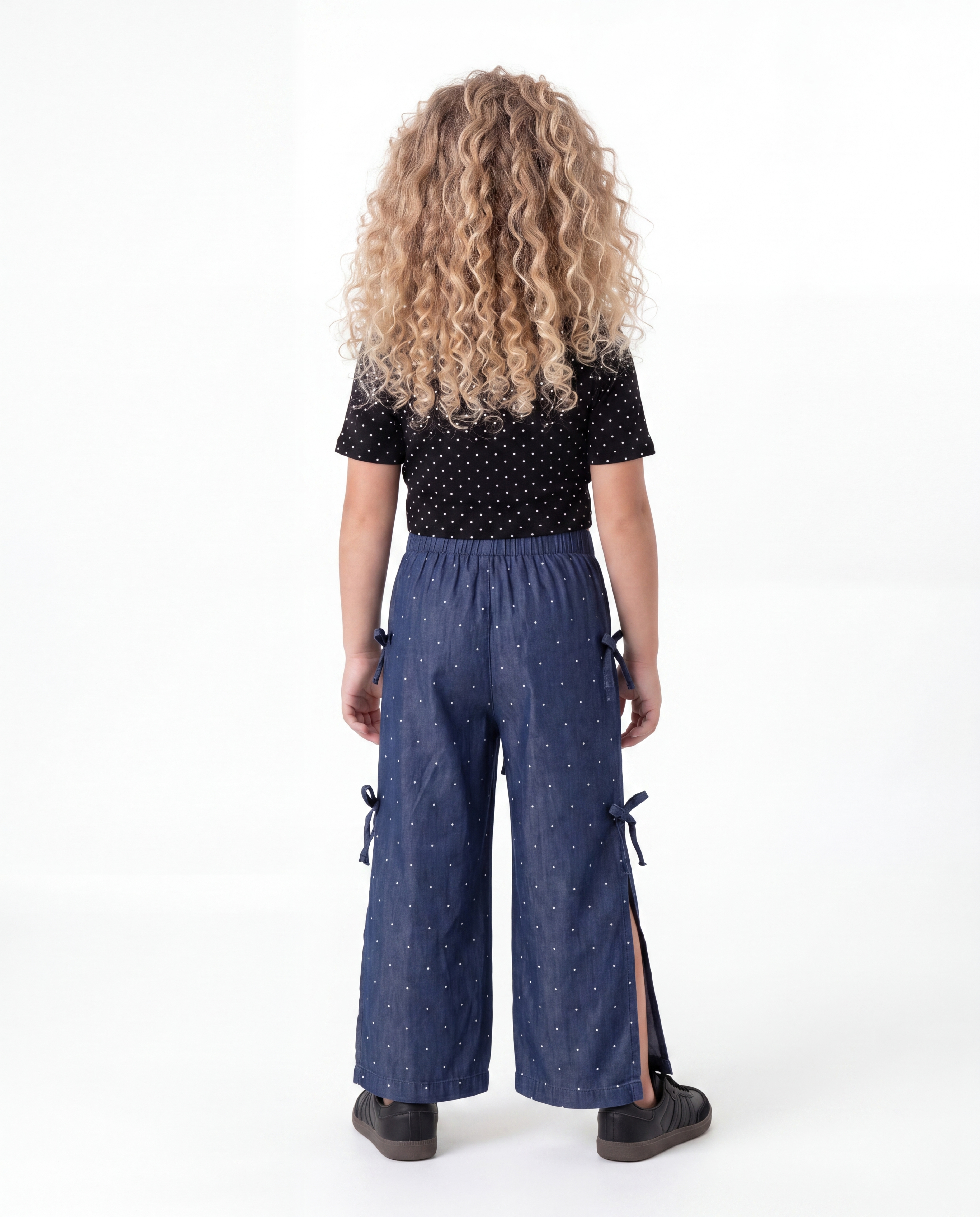 Girl Sparkled Light Denim