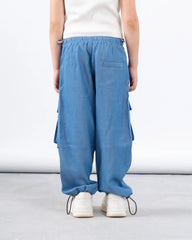Girl sparkled light denim