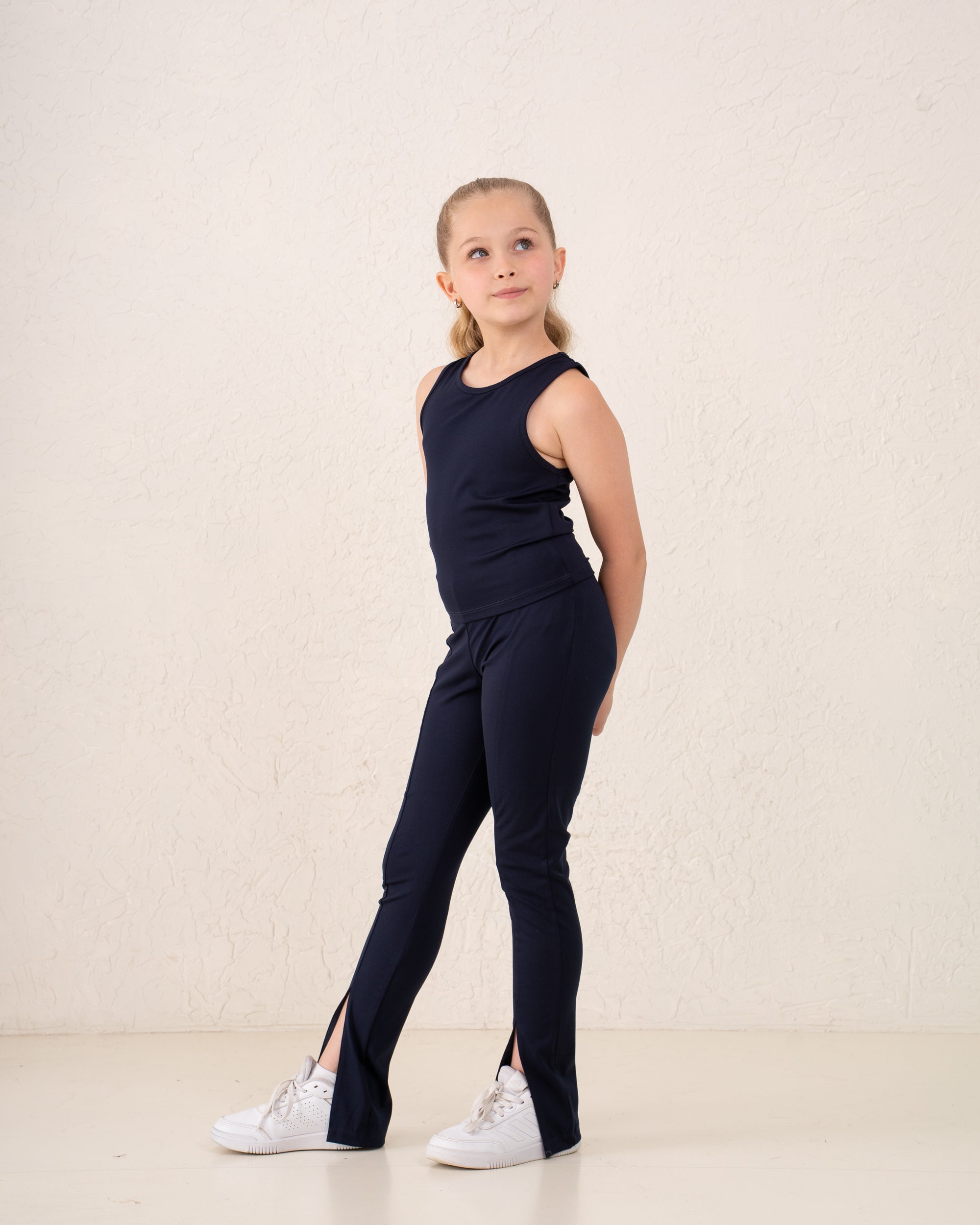 Girls' Front-Slit Leggings