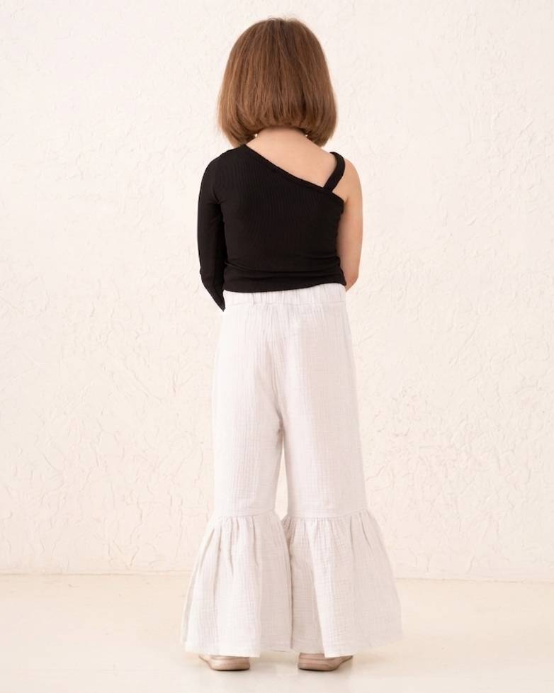 Girl cotton wide pants