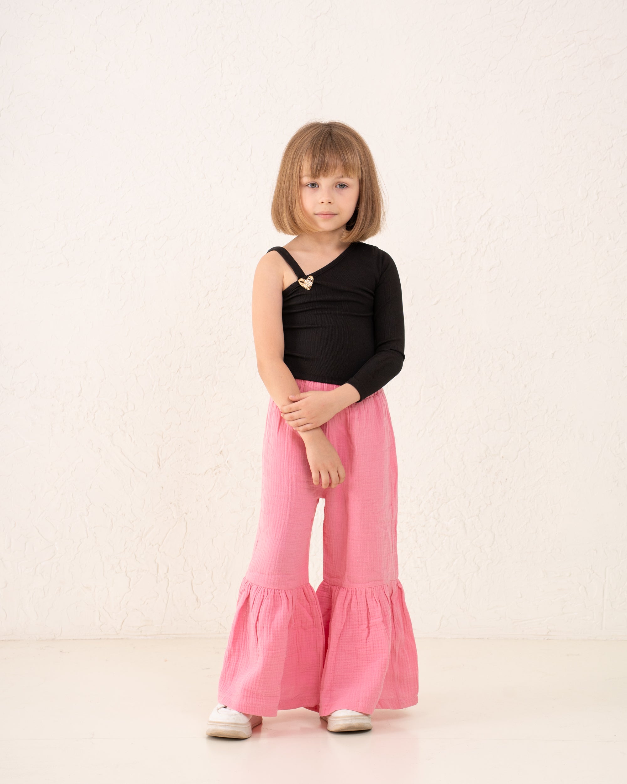 Girl cotton wide pants