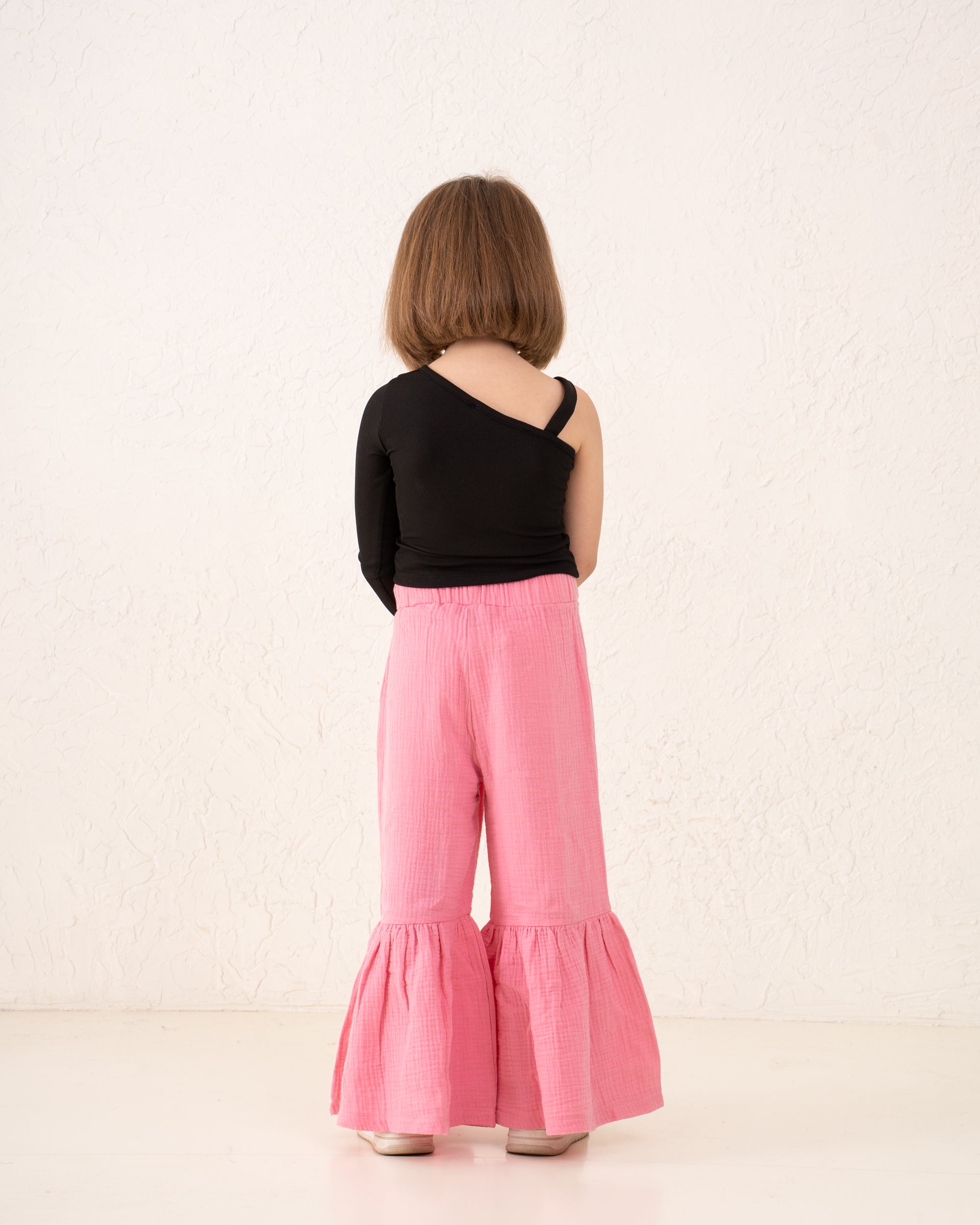 Girl cotton wide pants
