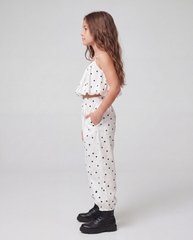 Girl polka dot ballon pants
