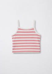 Striped Cropped Tank Top