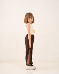 Girl knot top with golden