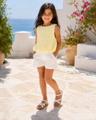Sparkling Ruffle Crop Top