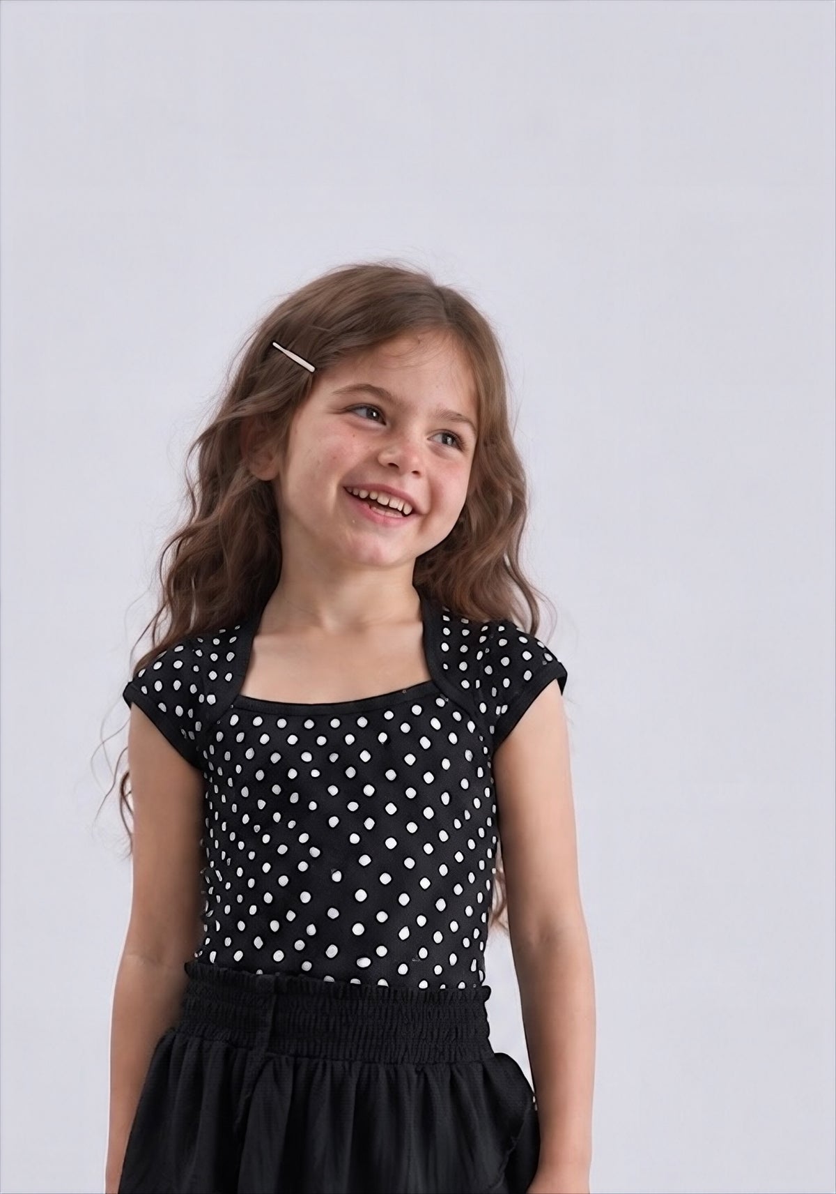 Girls polka dot top