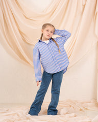 Girl Two Pcs Tank and Shirt