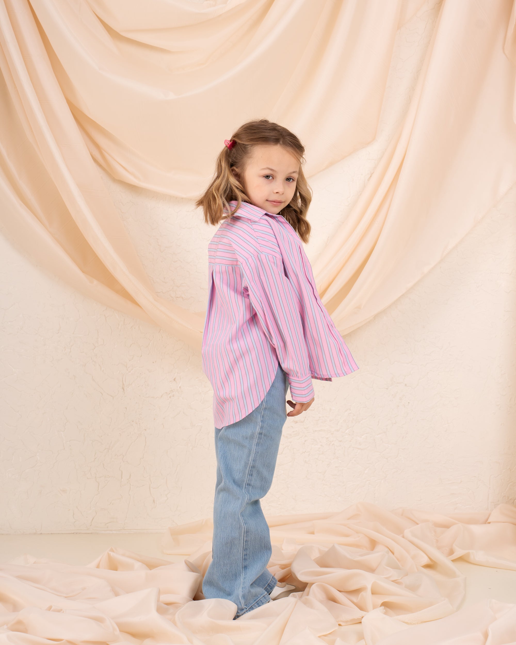 Girl Two Pcs Tank and Shirt