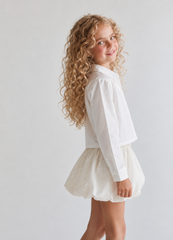 Girl sparkled shirt