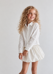 Girl sparkled shirt
