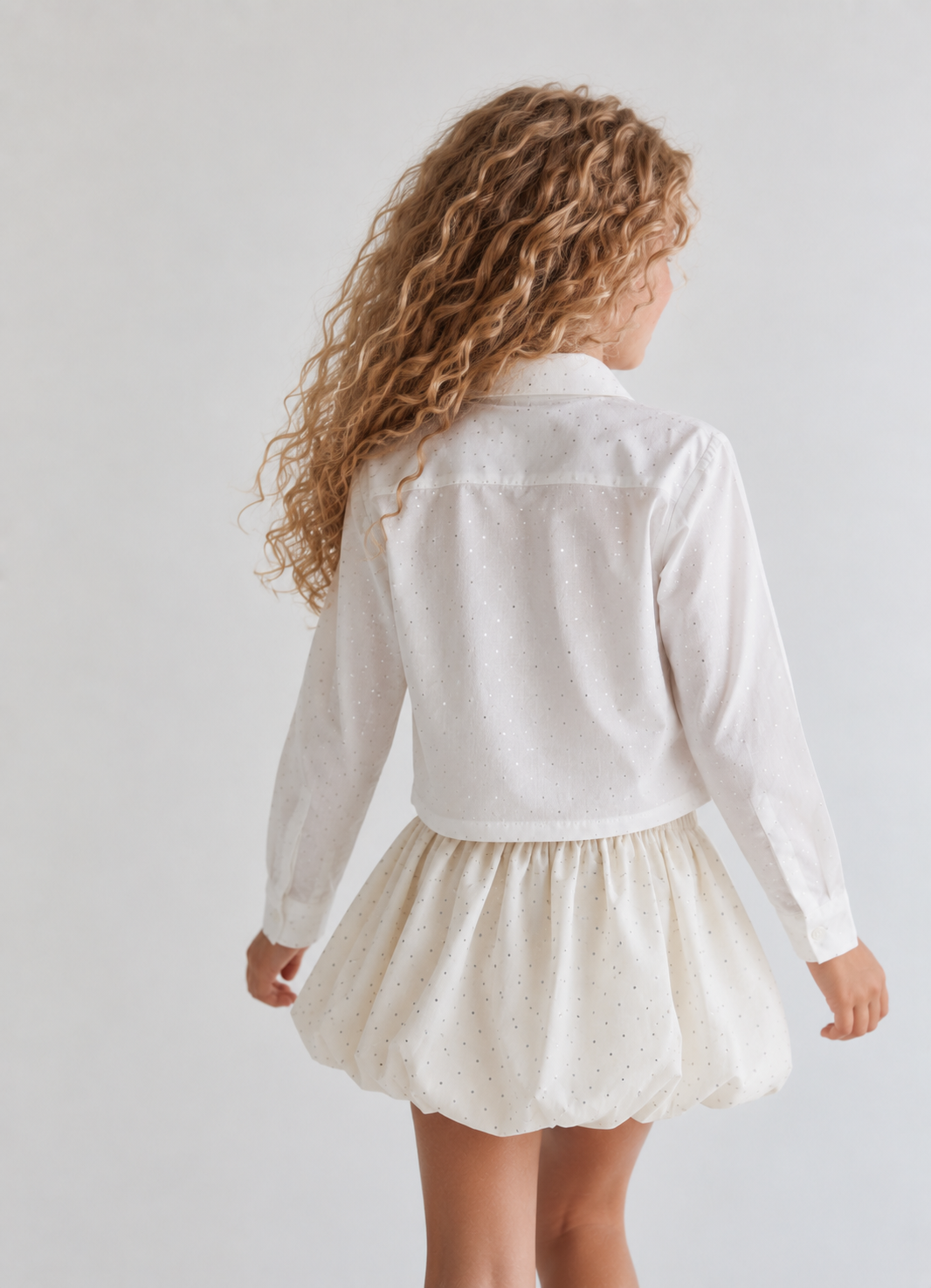 Girl sparkled shirt
