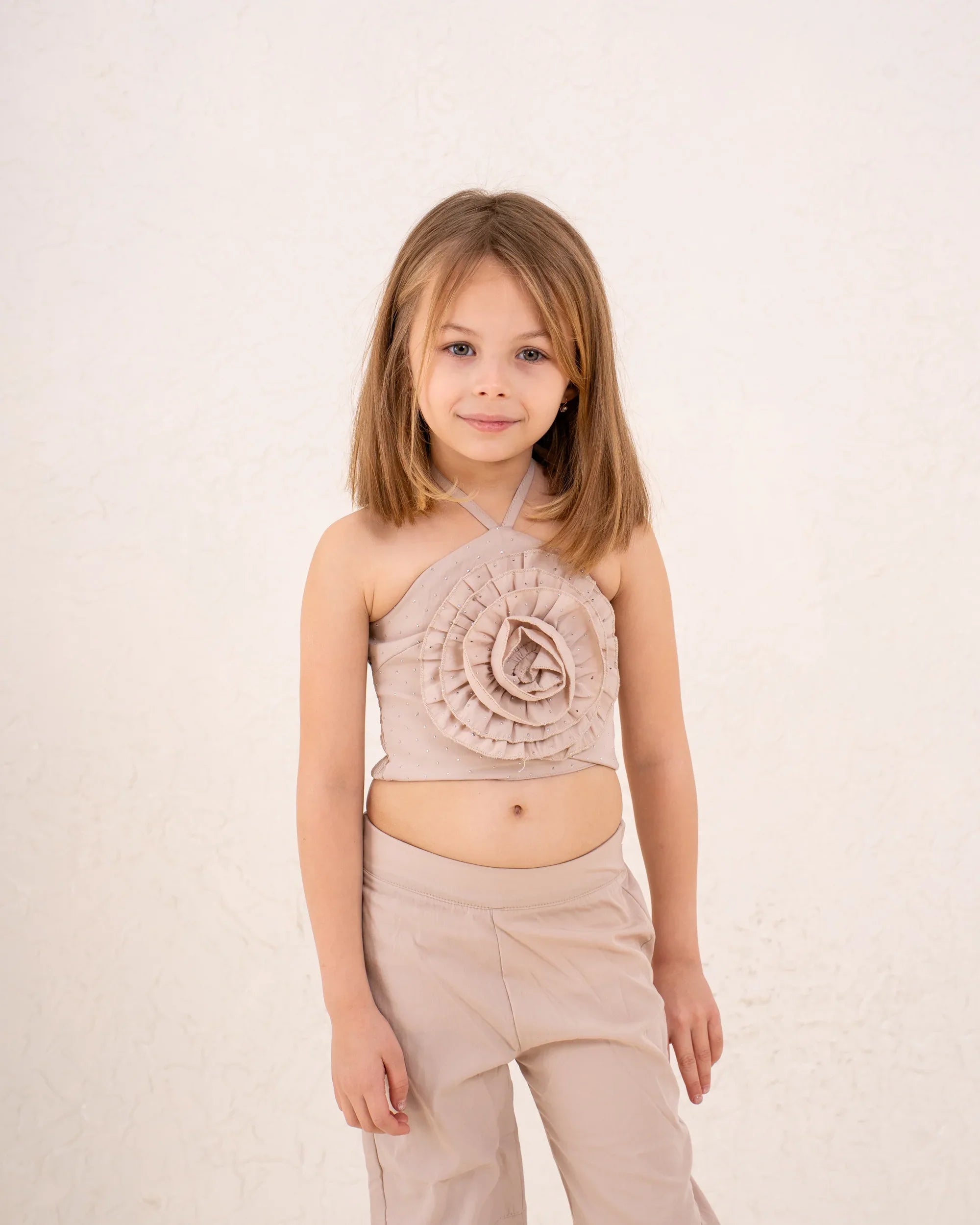 Girl flower halter top - Venti