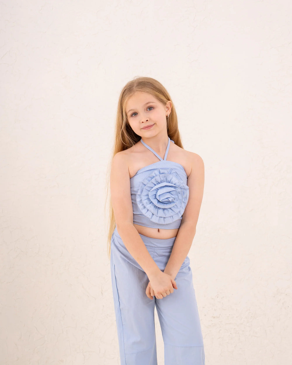 Girl flower halter top - Venti