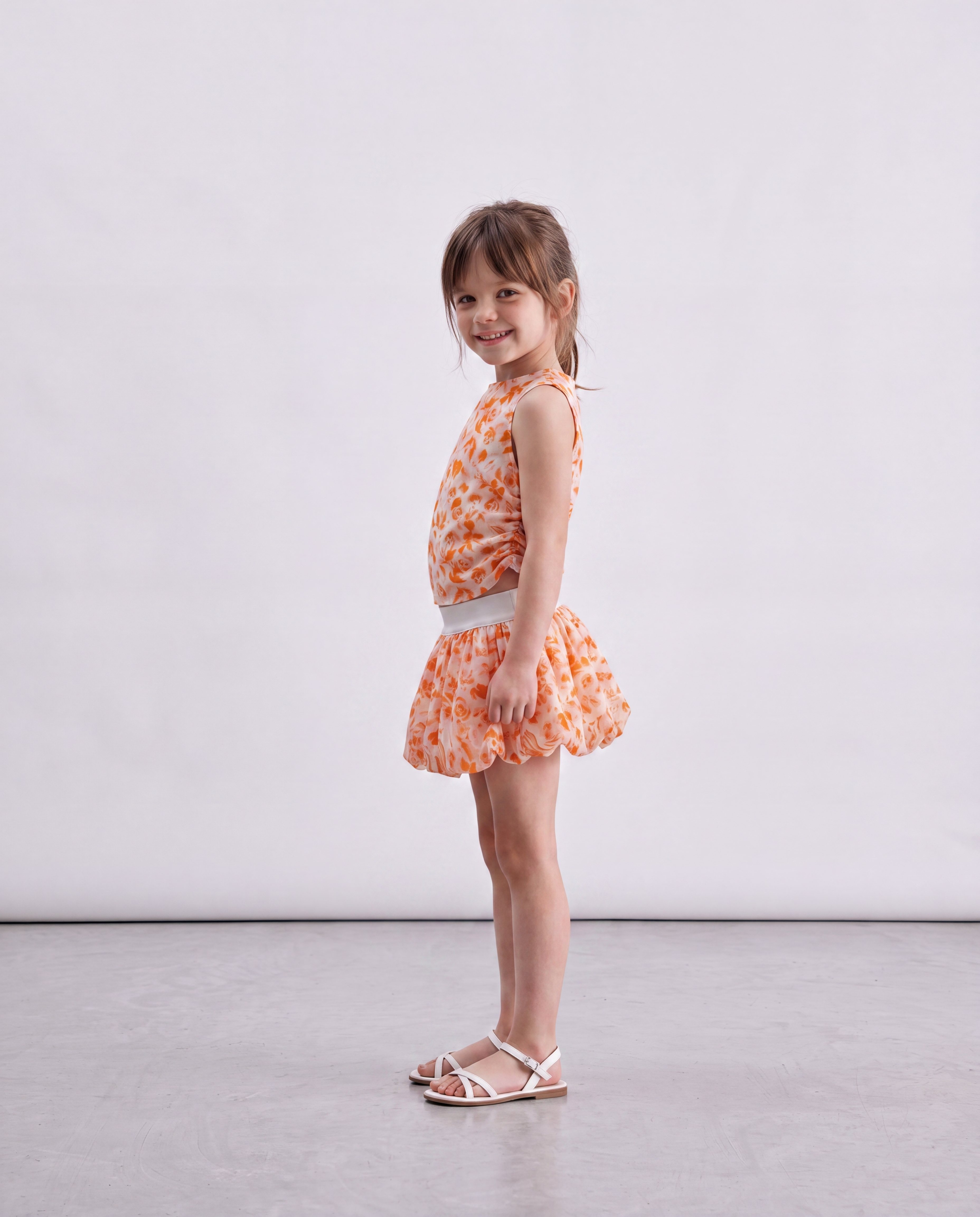 Girl floral top