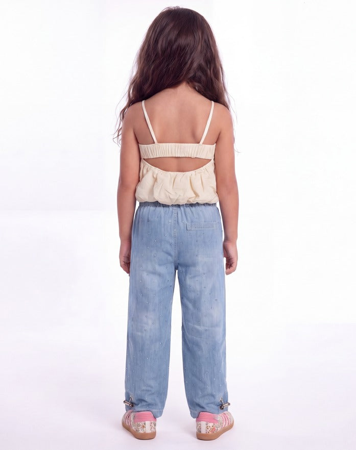Girl ballon puff top