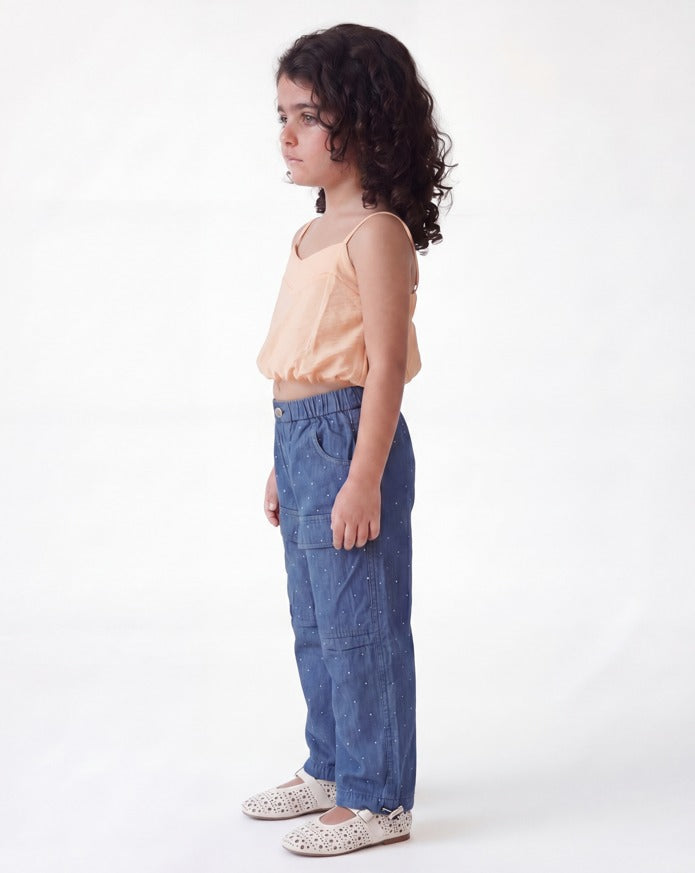 Girl ballon puff top