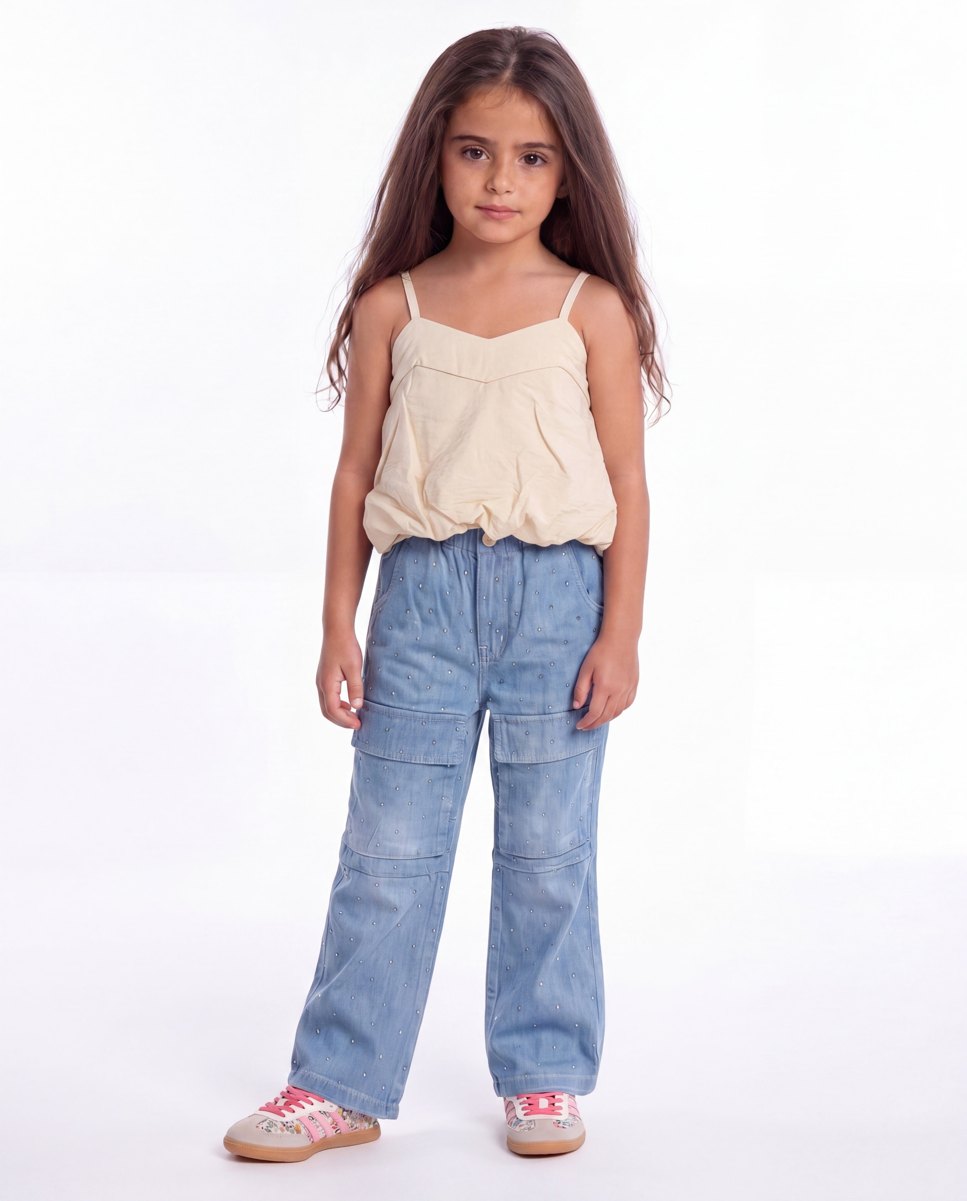 Girl ballon puff top