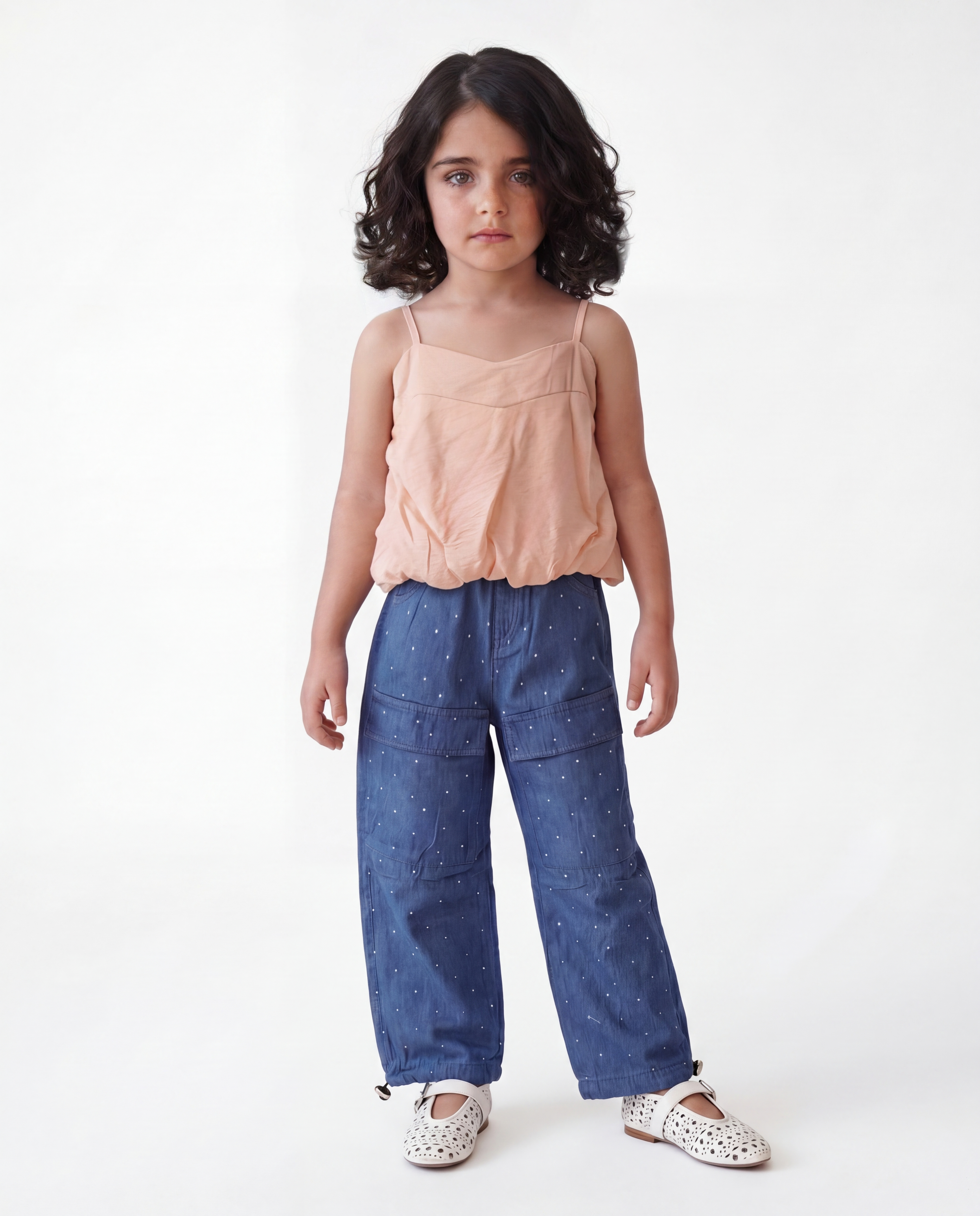 Girl ballon puff top