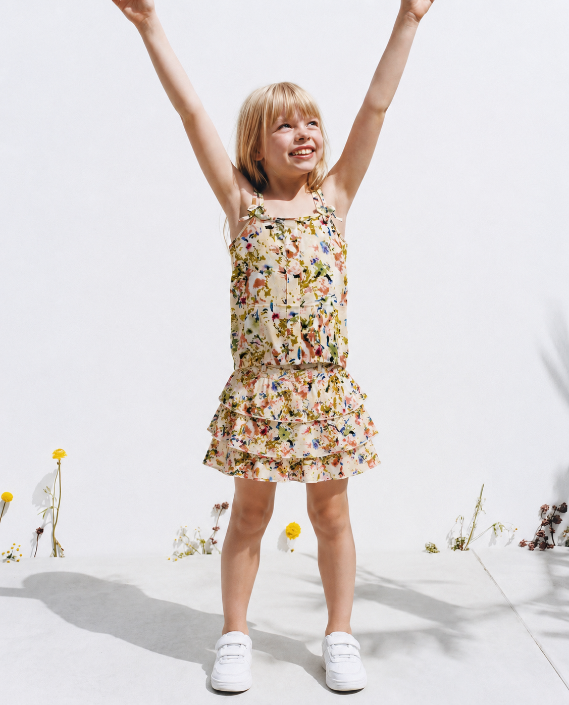 Girl floral top